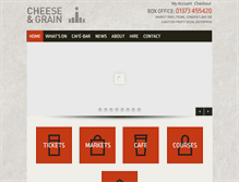Tablet Screenshot of cheeseandgrain.com
